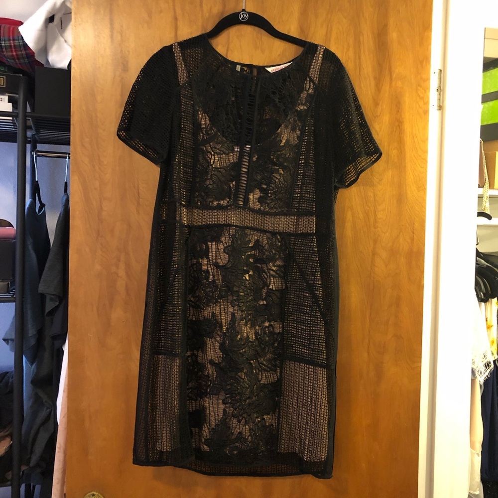 Rebecca Taylor Black Lace Dress